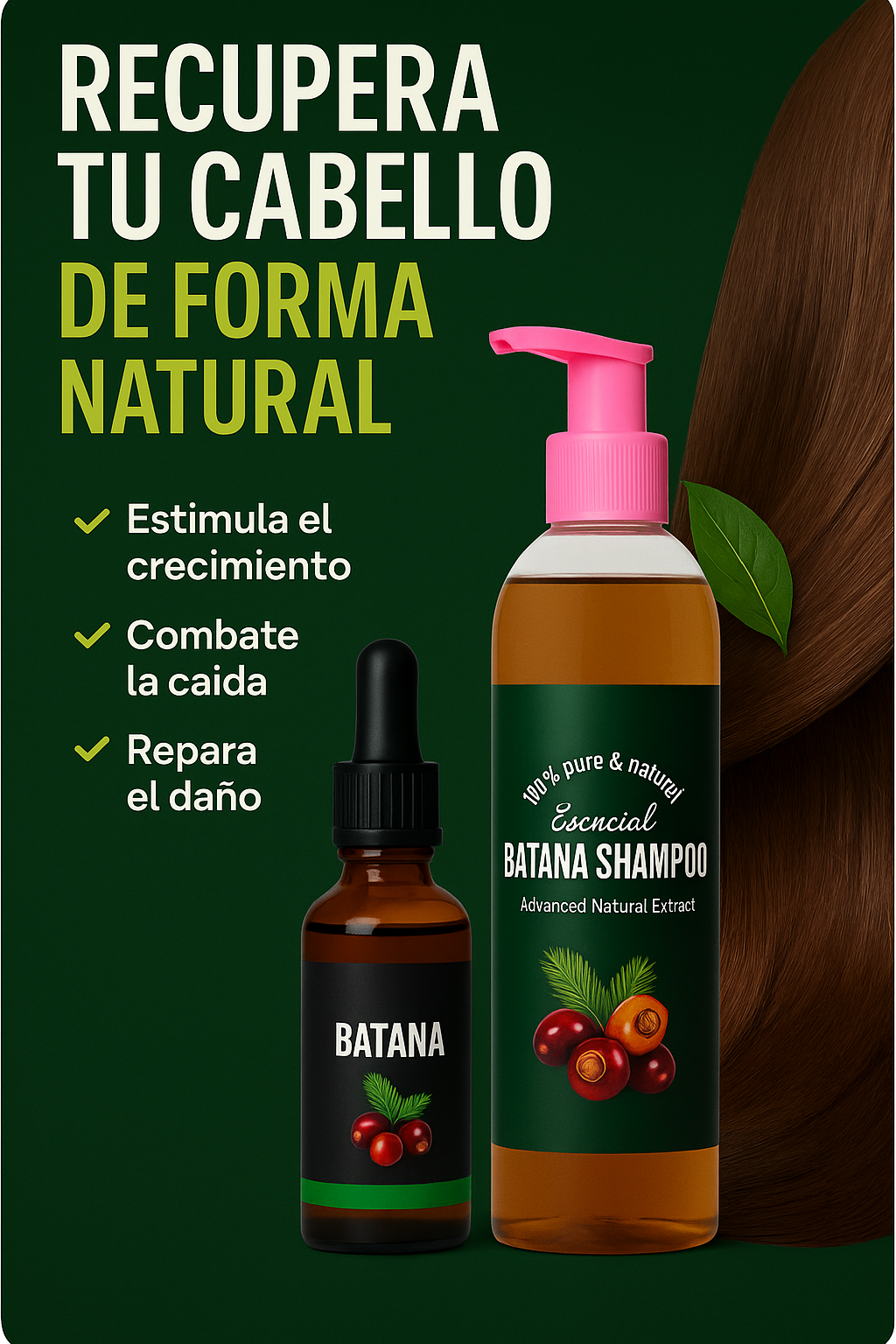 Kit Shampoo 250 ml + Aceite de Batana 15 ml