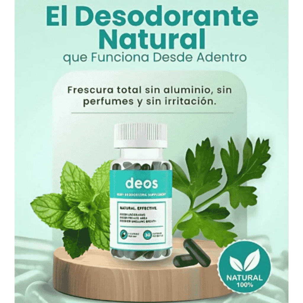 Deos™ Desodorante Corporal 100 % Natural
